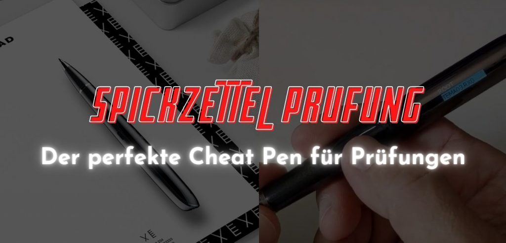 Der perfekte Cheat Pen fÃ¼r PrÃ¼fungen